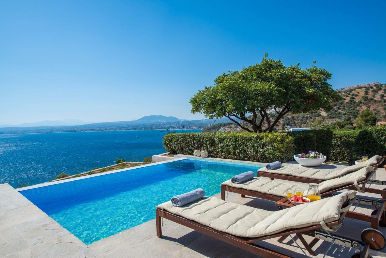 Palaiokastro  Helidoni Hill Seaview Family Villa מראה חיצוני תמונה